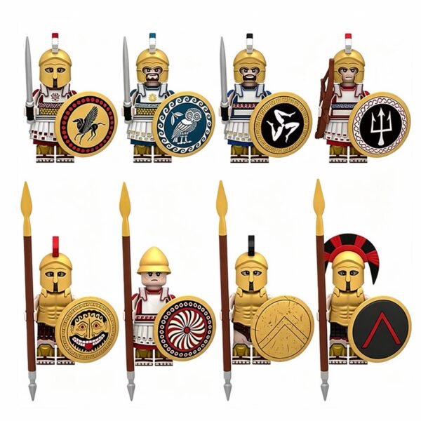 Ancient Greek Warriors Character Set
