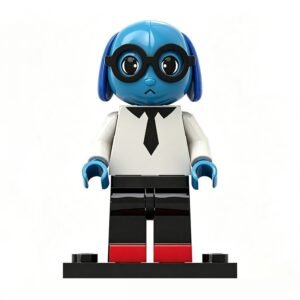 Blue Dog with Glasses