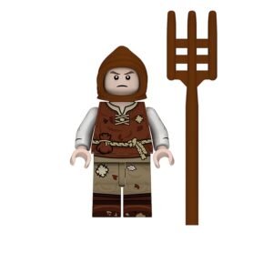 Medieval Farmer with Pitchfork