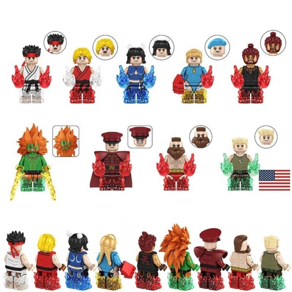 Street Fighter Movie Character Set